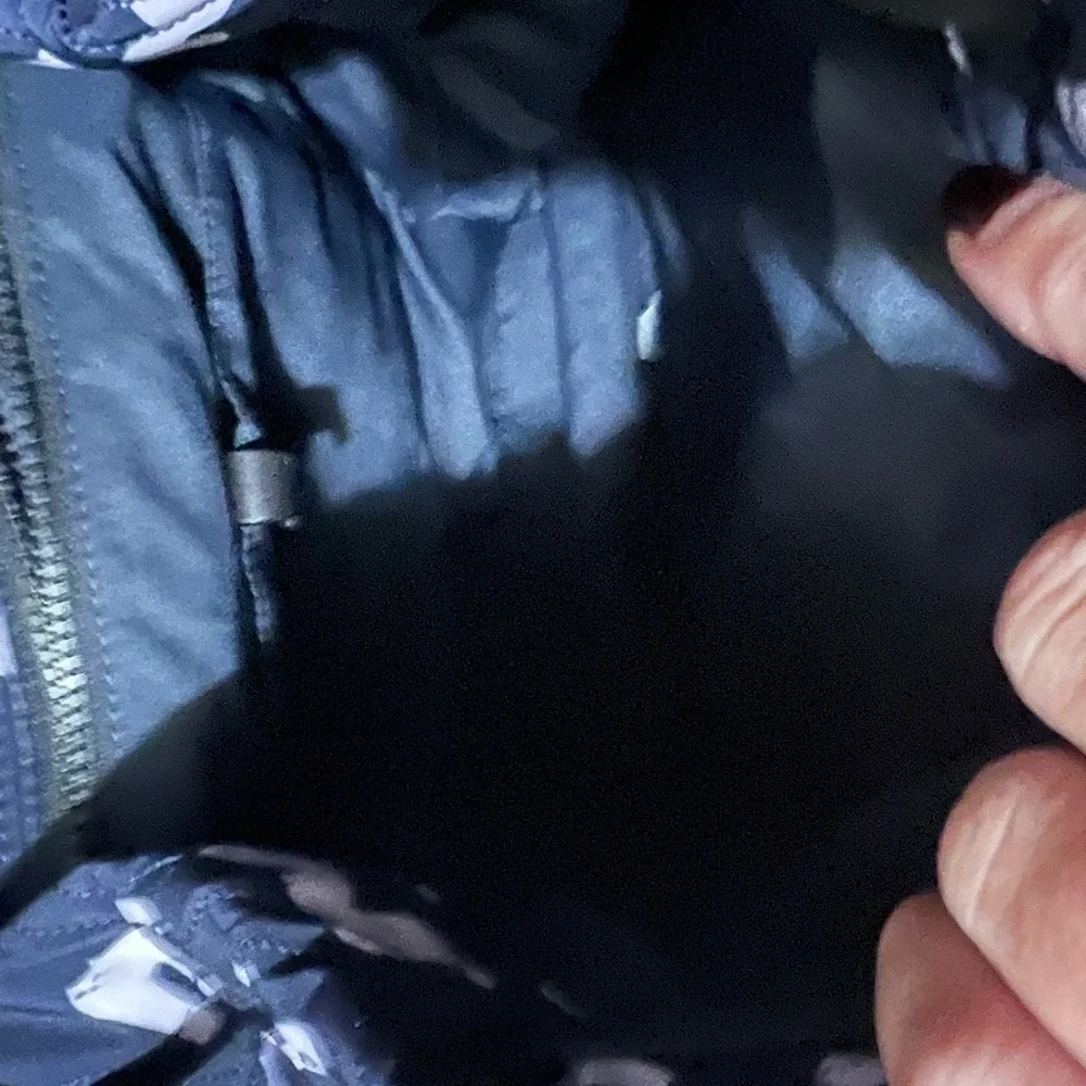 Kate Spade Navy and White Fox Pattern Backpack - Picture 2 of 3